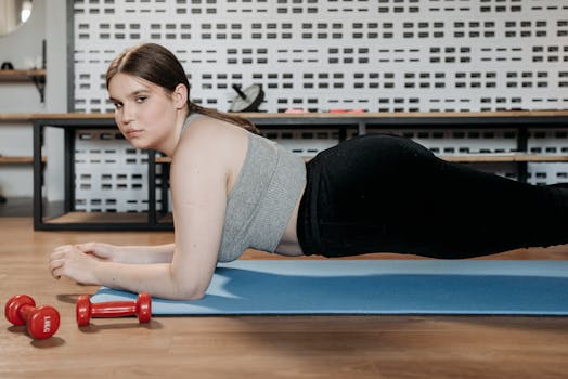 Účinné domácí cvičení pro začátečníky: Jak zhubnout efektivně?